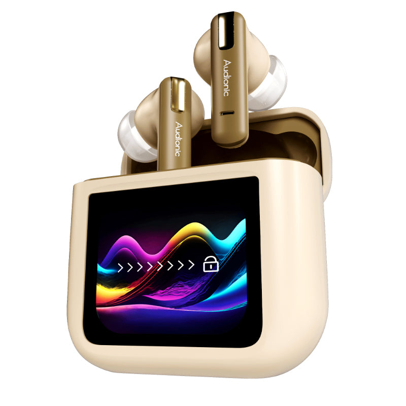 Audionic Trance Airbud 810 – Smart Touch Display | ANC | Quad Mic | 20 Hours Playtime
Enjoy next-level wireless audio with Audionic Trance Airbud 810