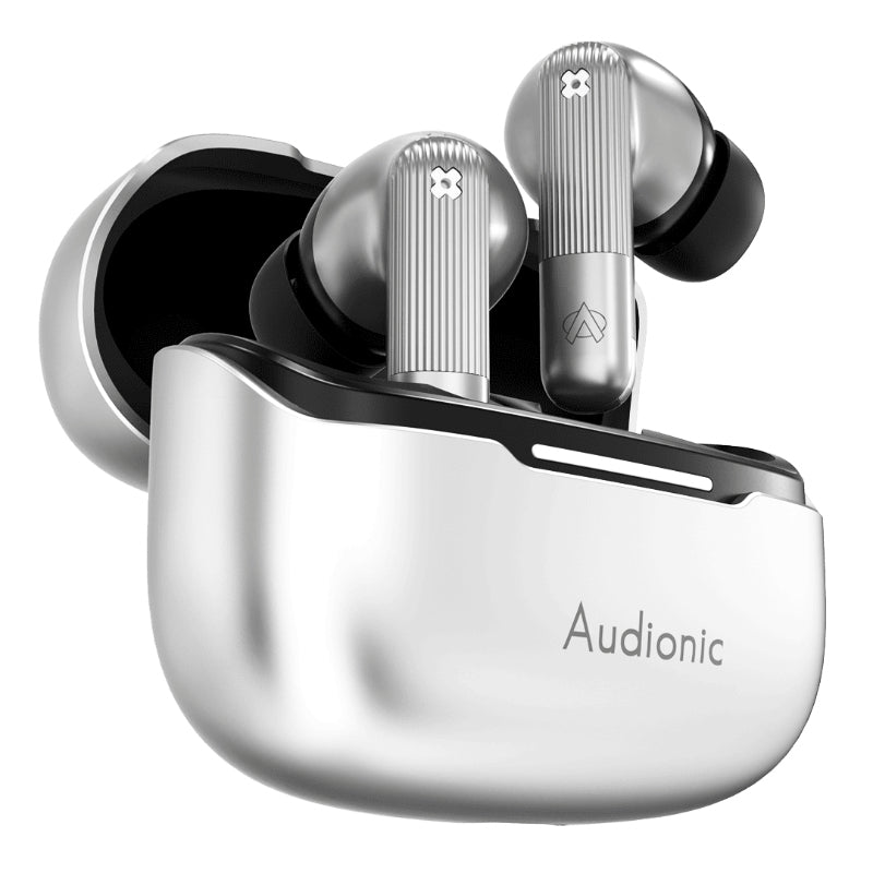 🎧Audionic Trance Airbud 850 – Hexa Mic ANC Wireless Earbuds – 50H Playtime, 45ms Low Latency, 3D Spatial Audio, IPX5 Water Resistant and BT 5.4 TWS Earphones