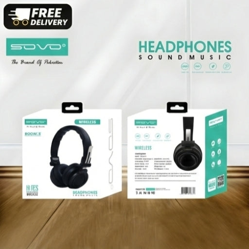 SOVO Boom-X Hi-Res Premium Sound Stereo Wireless Headphones
