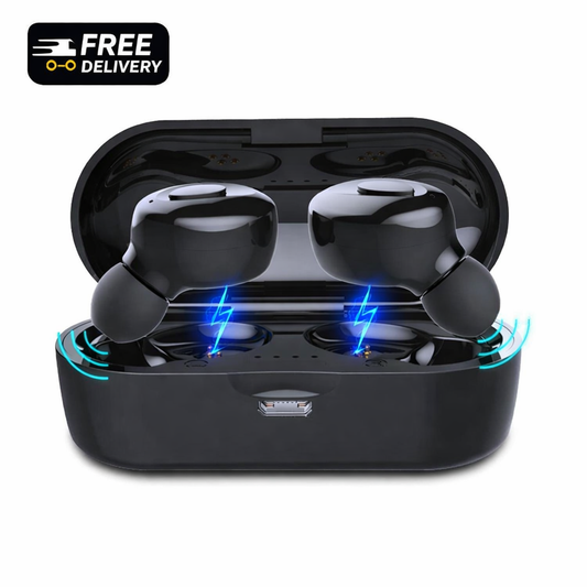 XG13 TWS Bluetooth Earphones – LED Power Display | 3D Stereo Sound | IPX5 Waterproof